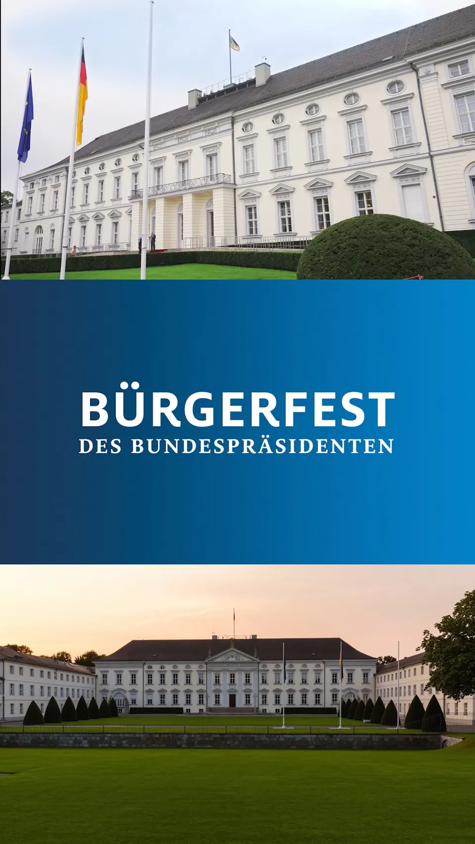 Schloss Bellevue beim Bürgerfest des Bundespräsidenten